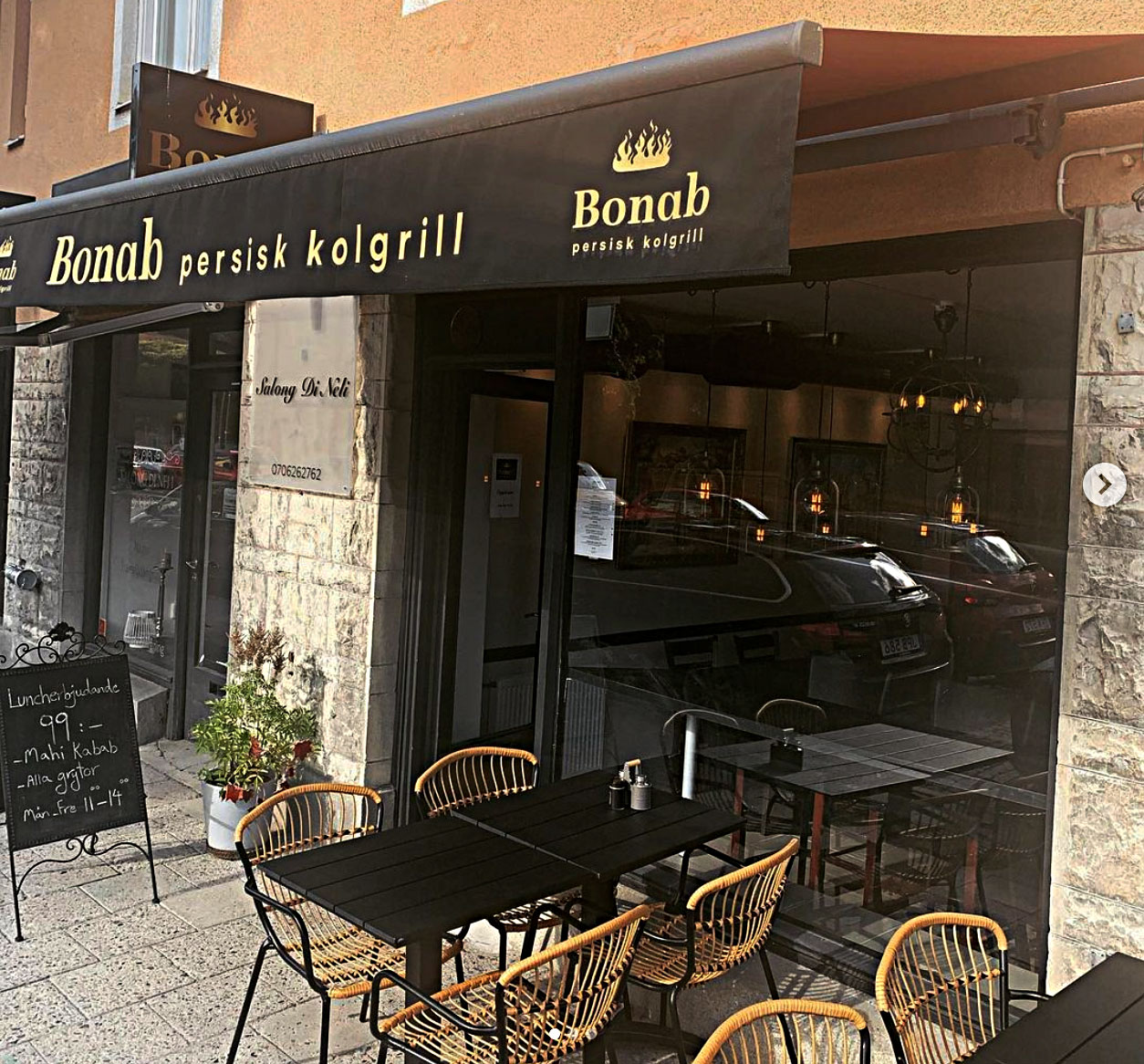Meny - Bonab Persisk kolgrill | Stockholm | Guestro