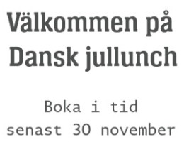 Dansk jullunch