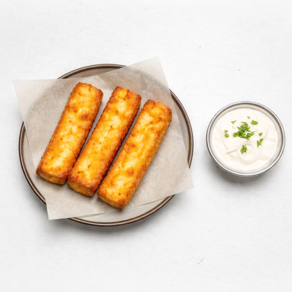 3 st halloumi 🇸🇪 sticks med dipp